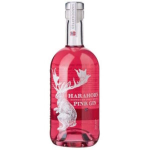 Pink gin Harahorn Norwegian small batch